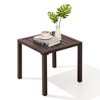 Crestlive Products Aluminum Outdoor Side Table Pool Lounge Chair Side Table Weather Resistant Small Square Coffee End Table - 2 of 4