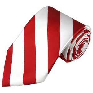 Men's 3.25 W And 58 L Inch With 0.75 Inch Stripe Width College Stripe Woven Necktie - 1 of 3