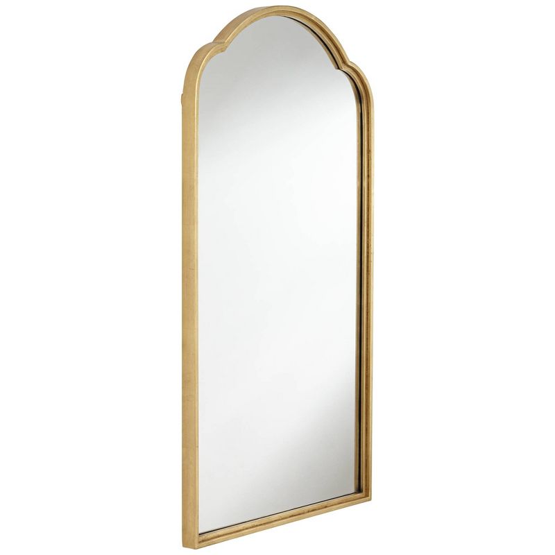 Uttermost Arch Top Rectangular Vanity Decorative Wall Mirror Modern Metallic Gold Iron Frame 24" Wide for Bathroom Bedroom House, 5 of 8