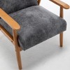 NicBex Accent Chair 25.38'' Wide Classic Wood Frame Arm Chair Lounge Chair Modern Reading Chair Comfy Chair for Living Room - 2 of 4
