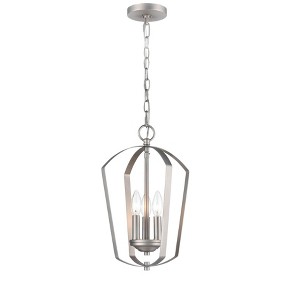 Millennium Lighting Ivey Lake 3 - Light Chandelier in  Satin Nickel - 1 of 1