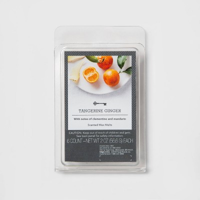 6ct Tangerine Ginger Scented Wax Melts - Threshold&#8482;