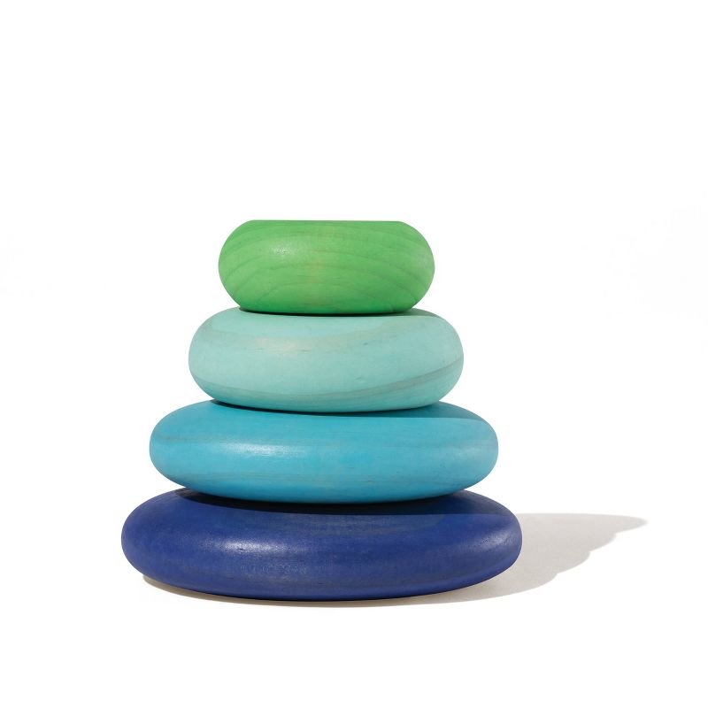 Lovevery Wooden Stacking Stones - 4ct, 1 of 9