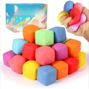 Slow-Rising Stress Balls, Pull & Stretch Squishy Toys for Anxiety Relief, Ideal for Classroom & Party Favors - 1 of 4