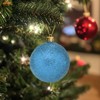 Unique Bargains Plastic Party Wedding Christmas Barrel Packed Hanging Ornament Balls 2.4" 24 Pcs - 4 of 4