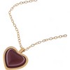Anna-Kaci Women's Heart-Shaped Pendant Necklace with Chain- Gold - 2 of 4
