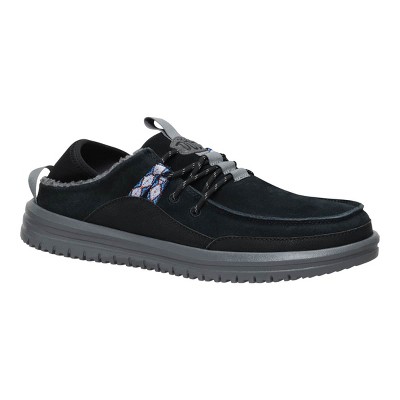 HEYDUDE Men Bradley Blipper Suede , Black/Smoke Grey, 10 — фото 5
