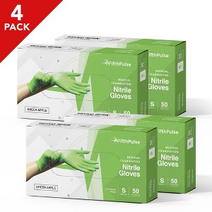 FifthPulse Bulk Green Apple Nitrile Exam Gloves, Perfect for Cleaning, Cooking & Medical Uses - 1 of 4
