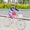 Costway 18'' Kids Bike Toddler Bicycle with Training Wheel Kickstand for 4-8 Years Old Purple/Pink/Turquoise/Blue/Beige/Green - 2 of 4