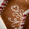 7"W & 8"W Sullivans Christmas Gingerbread House Serving Tray Set of 2 Multicolor Indoor Christmas Decor - 2 of 3