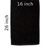 TowelSoft Premium 100% Cotton Terry Velour Hand Face Sports Gym Towel 16 inch x 26 inch - 2 of 3
