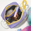 Anna-Kaci Women's Mesh Cosmetic Bag with Wrist Strap - Small Lightweight Travel Organizer Pouch - 2 of 4