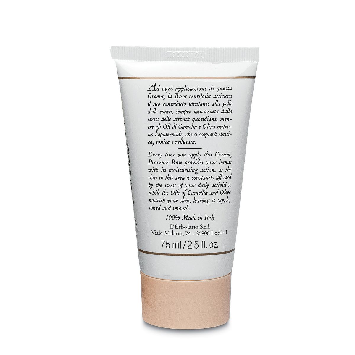 L'Erbolario Rose Perfumed Nourishing Hand Cream - Hand Cream for Dry Skin - 2.5 oz - thumbnail 3