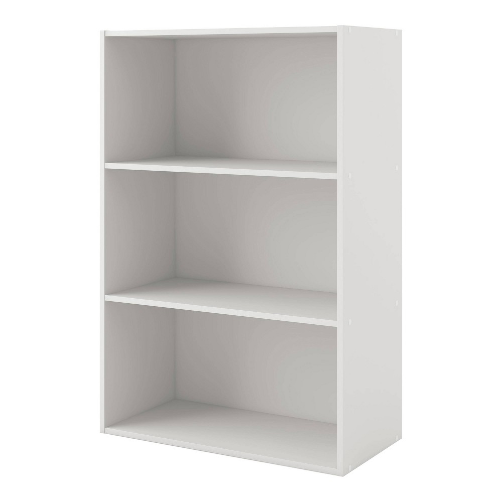 Photos - Wardrobe 24/7 Shop At Home 35" Silkpath Modern 3 Tier Stackable and Modular Bookcas