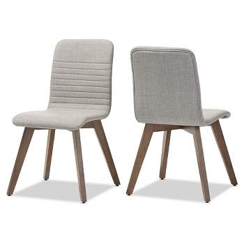Set of 2 Sugar Mid-century Dining Chairs - Baxton Studio