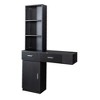 NicBex Home Office Desk 39.76" L Modern Writing Desk with 3 Shelves, 2 Drawers, 1 Dabinet and Wooden Desktop for Office, Study, Living Room - 2 of 4