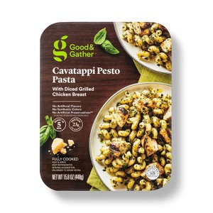 Cavattappi Pesto Pasta with Chicken - 15.8oz - Good & Gather™ - 1 of 4
