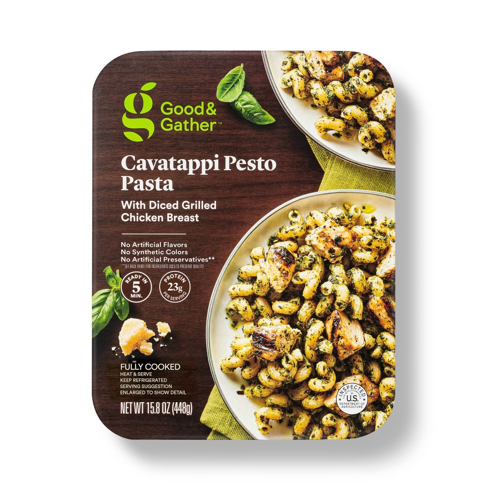Cavattappi Pesto Pasta with Chicken - 15.8oz - Good & Gather™