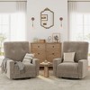 Garvee 360° Swivel Rocker Recline for Adults, Glider Rocking Recliner Nursery Chair for Living Room, Bedroom, Office, Linen - 2 of 4