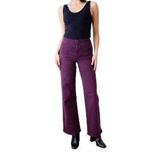 Women's Petunia High Rise Wide Leg Jeans - mica denim - 1 of 4