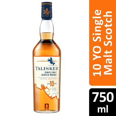 Talisker 10yr Single Malt Scotch Whisky - 750ml Bottle