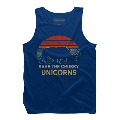 Men's Design By Humans rhino By ZeusSE Tank Top