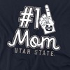 Utah State University Aggies 1 Mom Women's Loose T-Shirt Navy - 2 of 4