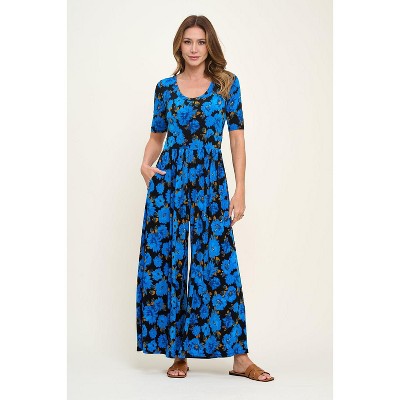 WEST K Women's Jana Short Sleeve Knit Jumpsuit