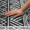 Acekool 8x10 Boho Rug - Washable Geometric Carpet with Non-Slip Backing - 4 of 4