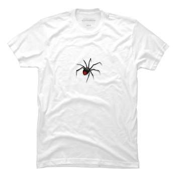 Men's Design By Humans Halloween spider tshirt By bambino T-Shirt