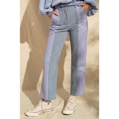Women's DANIELLE SPLIT PANEL PANTS - PAPERMOON