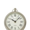 Stainless Steel Clock with Ring Top Silver - Olivia & May - 3 of 4