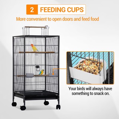 Picture Idea: 40 In Large Bird Cage With Play Open Top Heavy