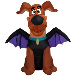 Gemmy Airblown Inflatable Scoob Puppy As Bat WB , 3.5 ft Tall, Multicolored - 1 of 4