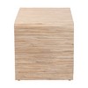 bali & pari Hannah Woven Grasscloth 1 Drawer Nightstand Natural - 2 of 4