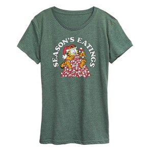 Women's - Garfield - Seasons Eatings Short Sleeve Graphic T-Shirt - 1 of 4