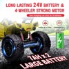 24V Ride on Car 4WD Quad Electric Vehicle, 4x80W Powerful Engine, with 7AHx2 Large Battery - 2 of 4