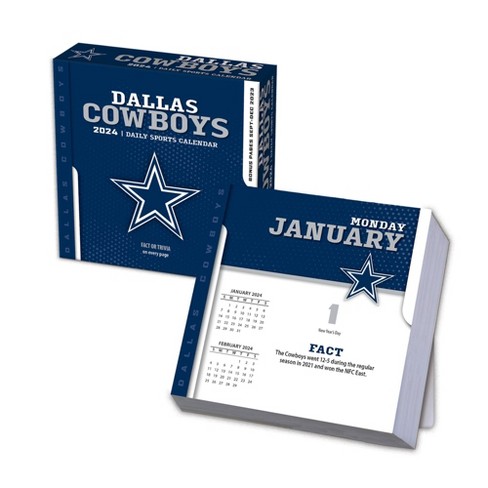 Dallas Cowboys 7'' x 7'' 2024 Mini Wall Calendar