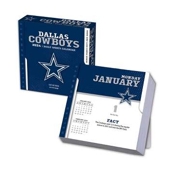 NFL Dallas Cowboys 5.375" x 5.375" x 1.5" 2024 Box Calendar