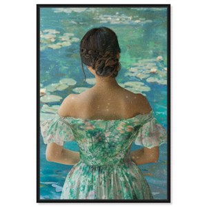 Art Remedy Water Lilies Dress Fashion and Glam Wall Art Framed - 1 of 4