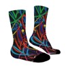 Hearts Women Printed Crew Socks Funny Funky Socks Soft Polyester Novelty Gifts for Artists Men - 3 of 4