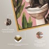 Art Remedy Raccoon Tropical Bathroom Tropical Bathroom Wall Art Framed - 2 of 4