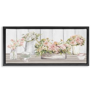 Stupell Industries Farm Table Bouquet Still Life, 31" x 14" - 1 of 4