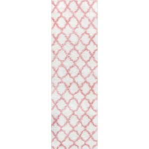 Nuloom Nelda Trellis Kids Shag Indoor Area Rug - 1 of 4