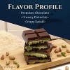 Eastanbul Premium Dubai Dark Chocolate Bar Pistachio, Viral Candy, Knafeh, 7oz - 3 of 4