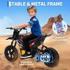 24V Electric Dirt Bike, Up to 13.67Mile/h Long-Range, Ride on Motorcycle with Rear Wheel Suspension, 12 Miles Range, Birthday & Xmas Gifts - 3 of 4