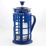 Seven20 Doctor Who 34oz Tardis French Press | Glass Carafe | Plunger | Filter