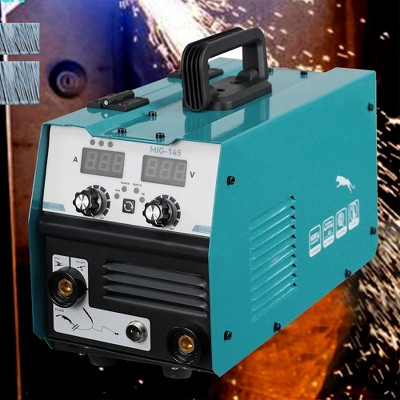 145A/270A MIG Welder, 3 in 1 Flux Core Welder MIG/Lift TIG/Stick, Portable Welding Machine with IGBT Inverter & MIG Torch for Home Car Workshop Farm