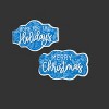 Christmas Wall Signs Set of 2 MDF Wood 18 Inch Holiday Decor by Melrose - 4 of 4