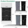 Pull Out Trash Can Under Cabinet, Quiet Steel Slides, Space Saving Waste Container Recycle Bin, for Kitchen Apartment - 2 of 4